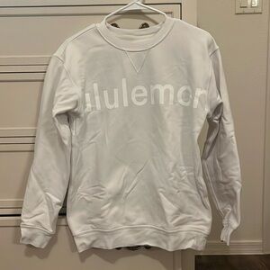 Lululemon white/ivory crewneck